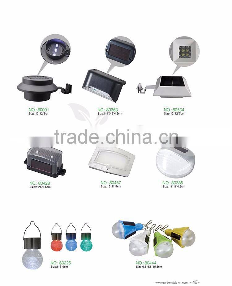 garden led light, professional battery wall light solar fence light, stainless steel solar light price list