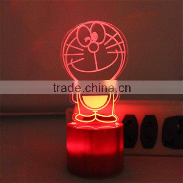 Timely service kids home table lamps acrylic led night lights