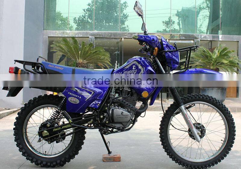 China motor cycle factory motocicleta 250cc enduro dirt bike ZF200XL