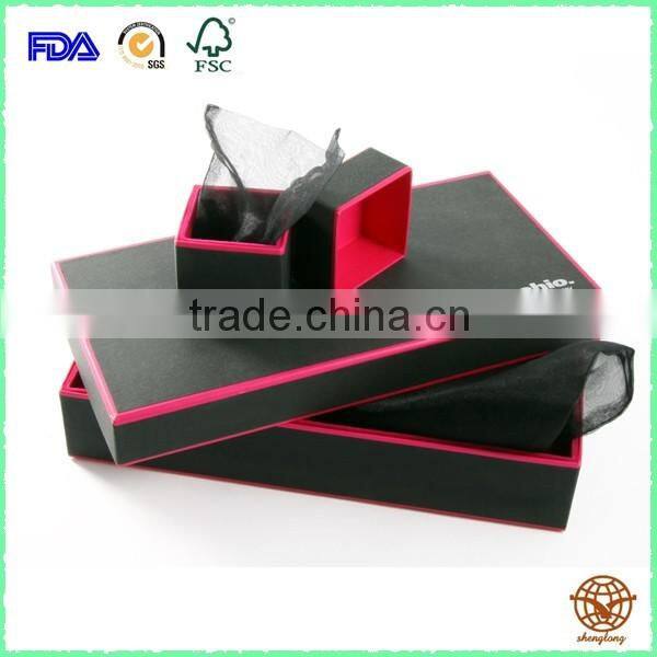 Custom Made Logo Printed Jewelry box , Two piece cardboard Jewelry Box