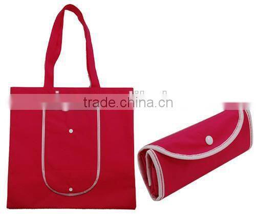 BSCI audit factory easy fold bag/folding shopper bag/foldable shopping bag