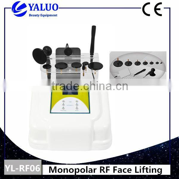 Monopolar RF face lift massage equipment with ce
