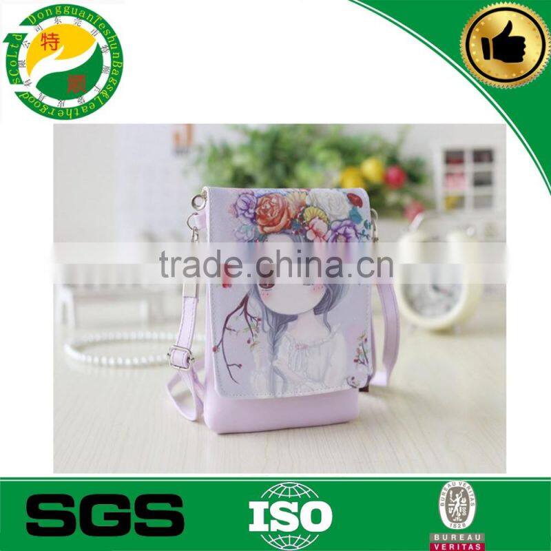 Smooth custom Leather mobile Phone Bag, High Quality mobile Phone Bag, Leather Purse Shoulder mobile phone Bag