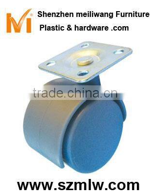 blue color finished furniture castors