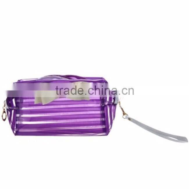 Solid and durable waterproof polyester luxury cosmetic bag