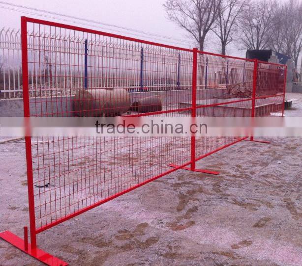 9.5'-10' height Canada type temporary fence panel for construction site