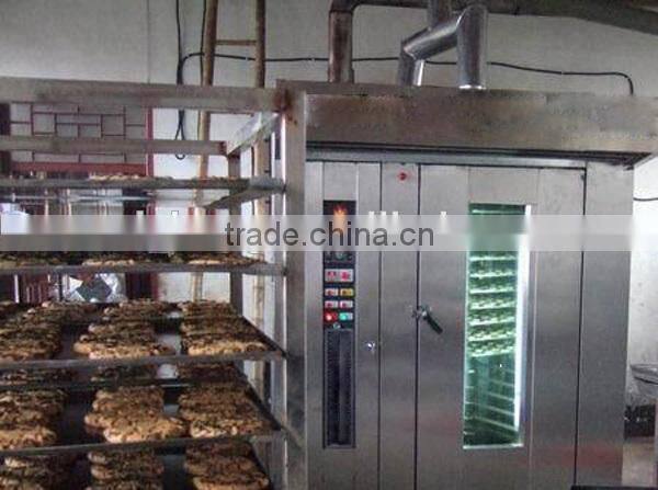 Stainless steel electric gas or coal heating rotary rack oven bakery equipment