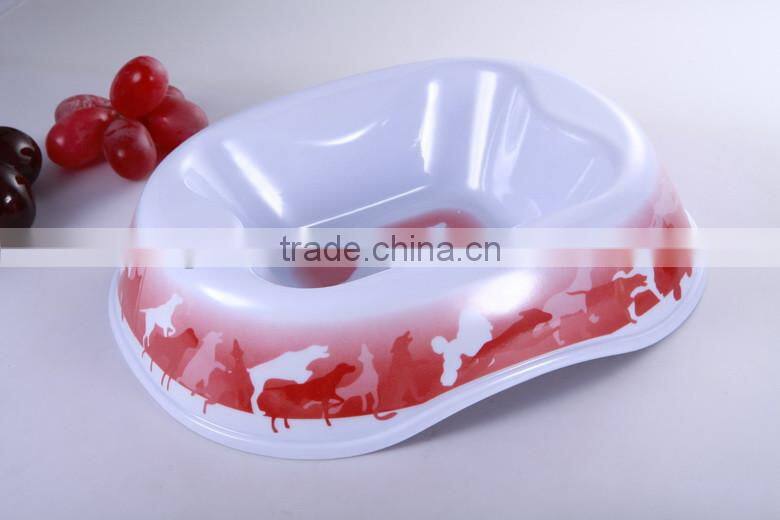 Factory wholesale custom ceramic dog bowl ,flower shape feeding ceramic pet bowl , ceramic cat bowl water alkaline