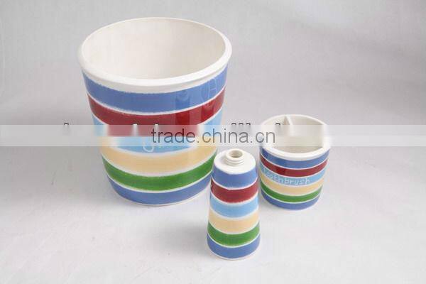 Cheap wholesale polyresin bath set