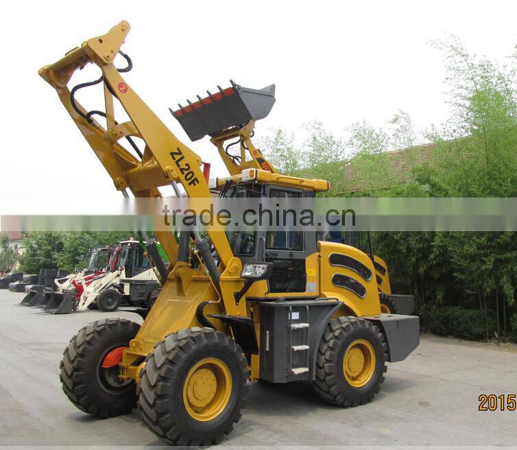 2.0Ton ZL20F made in china mini wheel loader