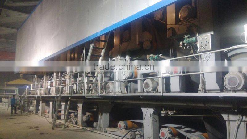 5T high speed waste paper recycling kraft paper produce line