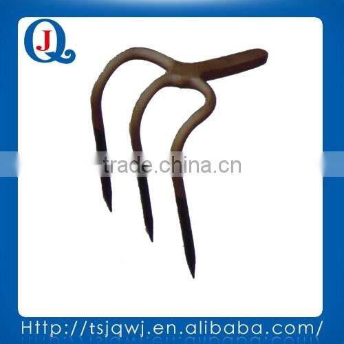 fork head jq003-1 with three tines for farm and garden