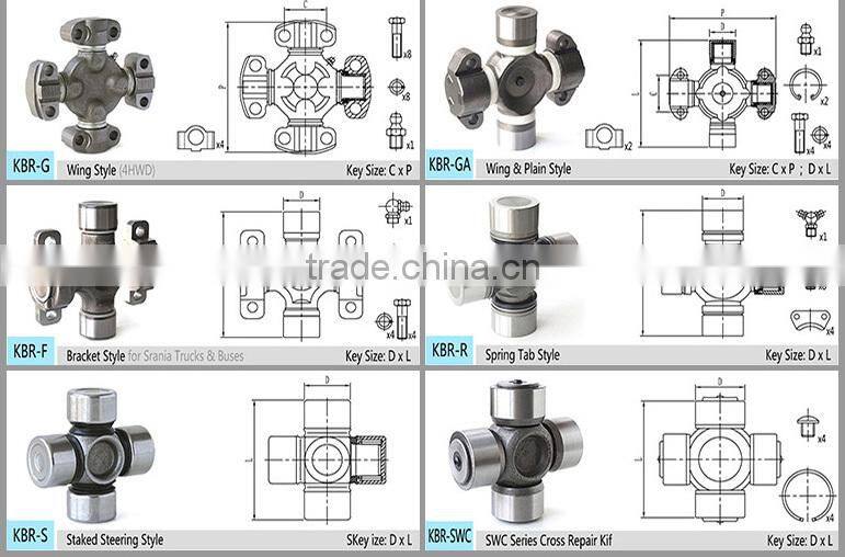 Transimission System U-Joint Cross Bearing Car Accessories Importers