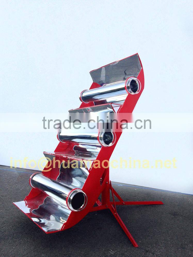 solar parabolic trough collector with tracking system