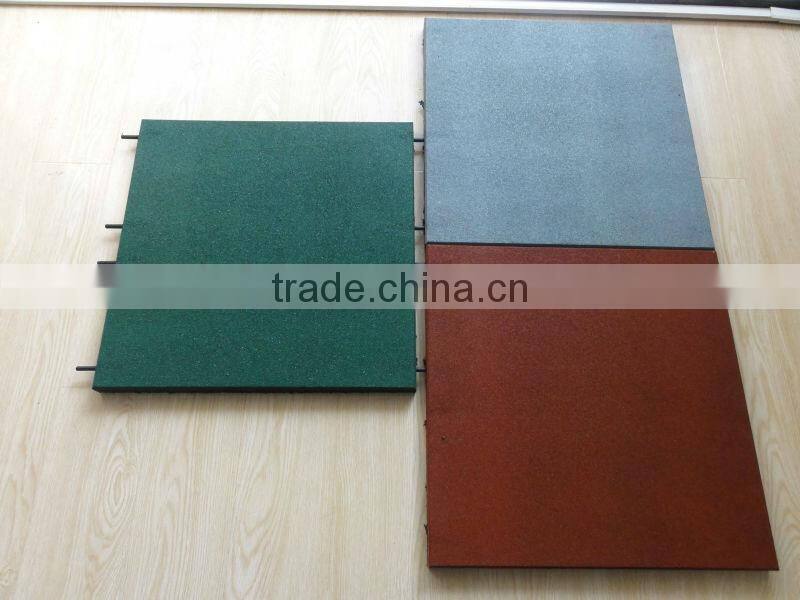 High Quality Pin-Hole Playground Rubber Floor Tiles