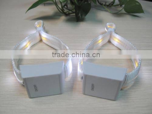 125Khz/13.56MHz RFID Neon Wristbands, Long Distance 500m LED Wristbands