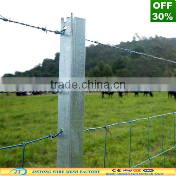 galvanizd or pvc coated Y post/star picket for fence using(FREE SAMPLE)