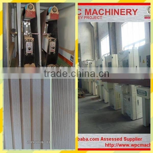 Automatic Clean Wood Embossing Machine , Wood Sanding Brushing machine For Indoor Doors , Windows , Furnitures