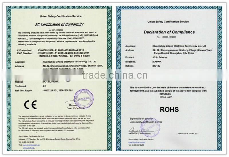 LK800A+ Drop inserting coin slot in desktop arcade game machine