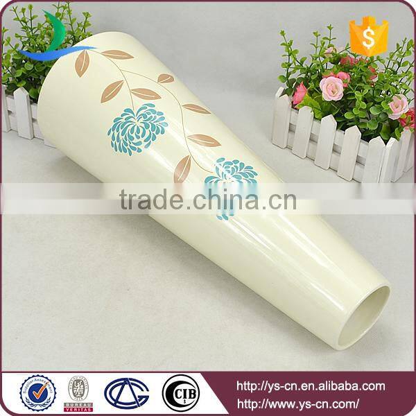 Ivory Tall Ceramic Vase Wedding Decoration