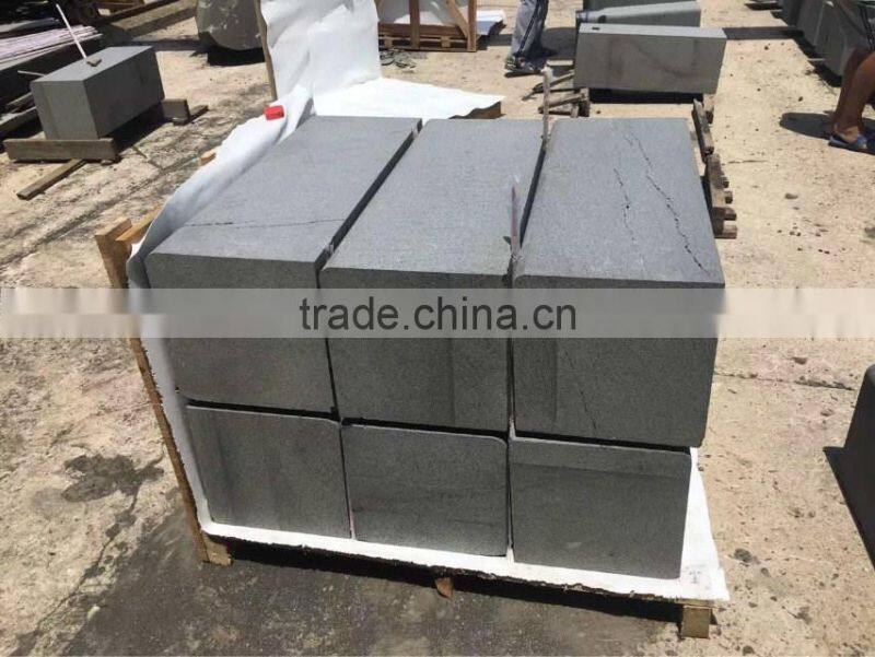 Chinese black basalt paving stone;black basalt kerbstone;Black basalt stone