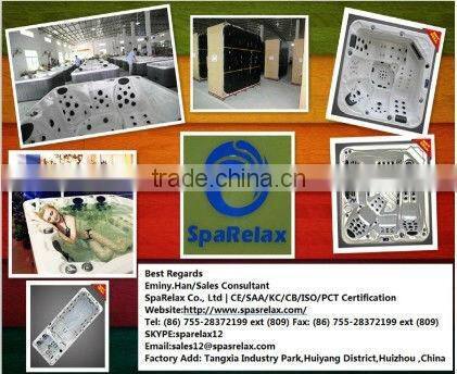 6m long Acrylic Swim Spa pool-(SRP-650), Dual zone Hot tub
