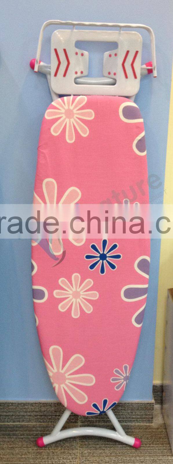 wheels ironing boards with plastic iron rest