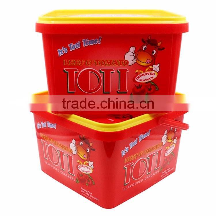 Packing Plastic Iml Container Mould for Biscuits, IML Plastic Cup Manufacturer