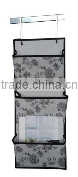 Store More Fabric Wall Door Closet Hanging Storage Bag 5 Pocket