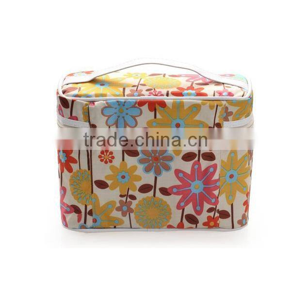 Square shaped professional makeup bag