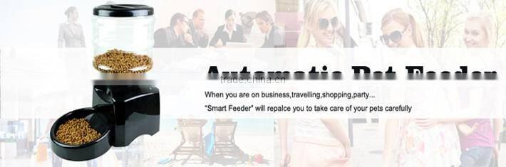 Battery-powered dog feeder , Automatic pet feeder