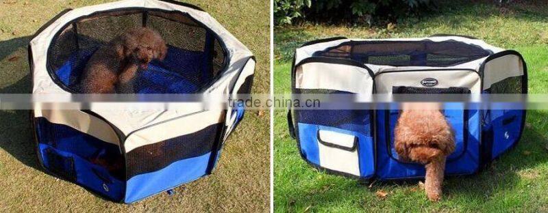 8 Panels Oxford Fabric Folding Pet Playpen