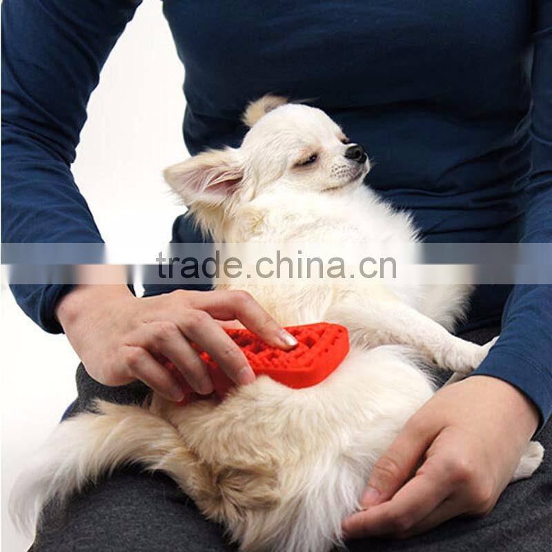 Dog Cat Grooming Brush Home Pet Hair Cleaning Silicone Lint Remover