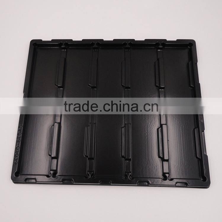 Plastic PS vacuum formed blister packaging tray for Electronic