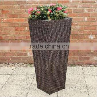 hot sell outdoor aluminum frame flower pot