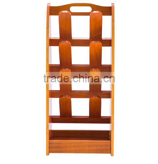 paulownia wooden shoes rack with six layers