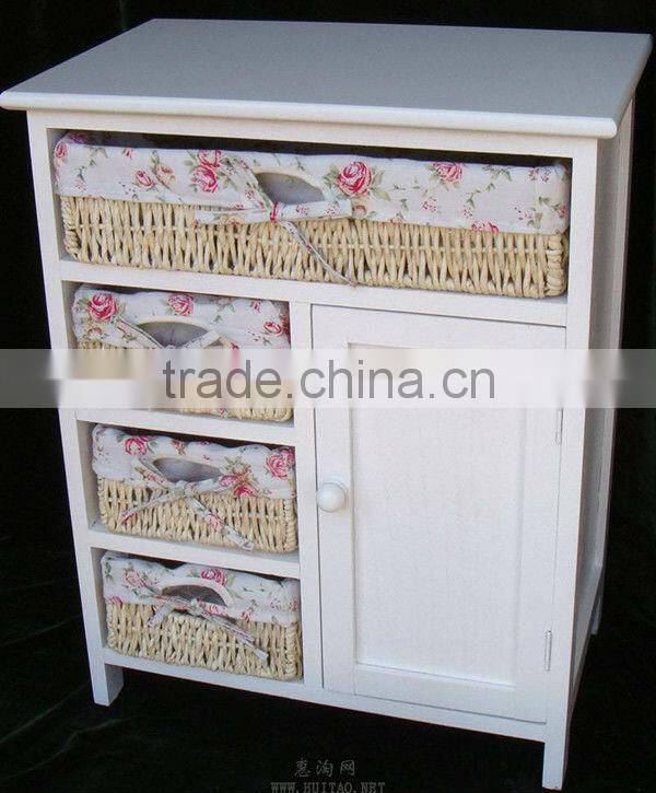 tong wood kitchen cabinet wire basket for other home decoration