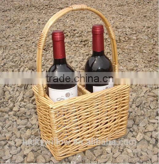 popular product wicker basket red wine packing basket(factory provide)