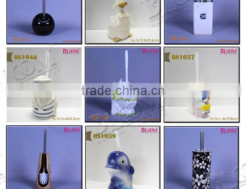 Special design custom toilet brush with holder