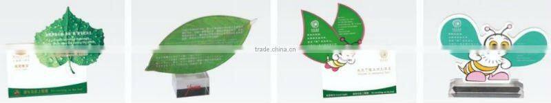 Hotel acrylic triangle revolving sign