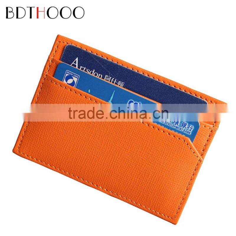 Genuine leather wallet men crazy horse card holder credit card holder rfid blocking customized
