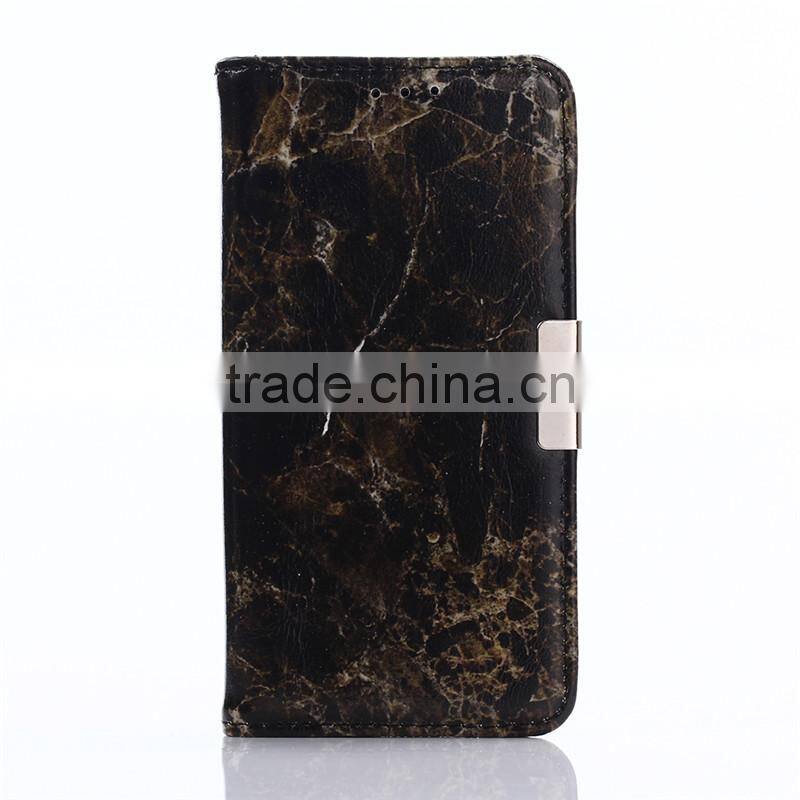Noble design high quality marble PU card bumper/pocket cell phone case for Samsung