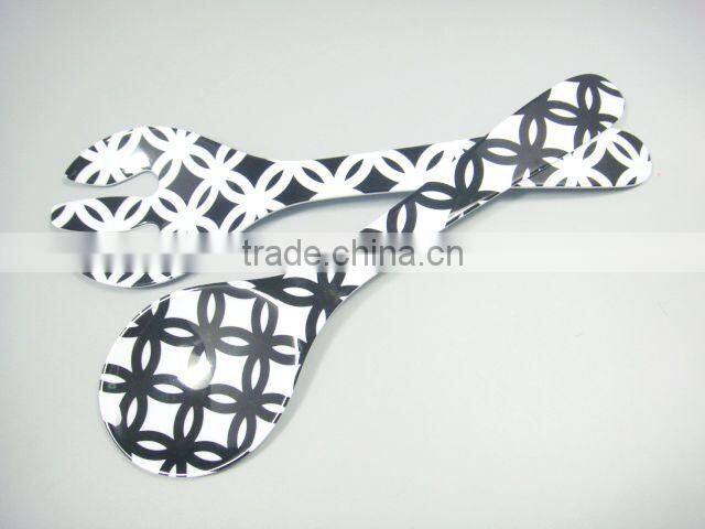 Custom Printed Melamine Spoon and forks Set