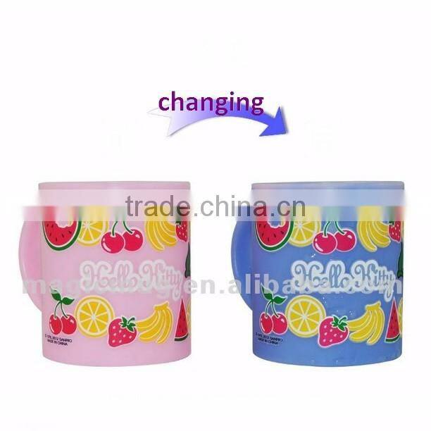 2017 new promotion items cold change color plastic cup