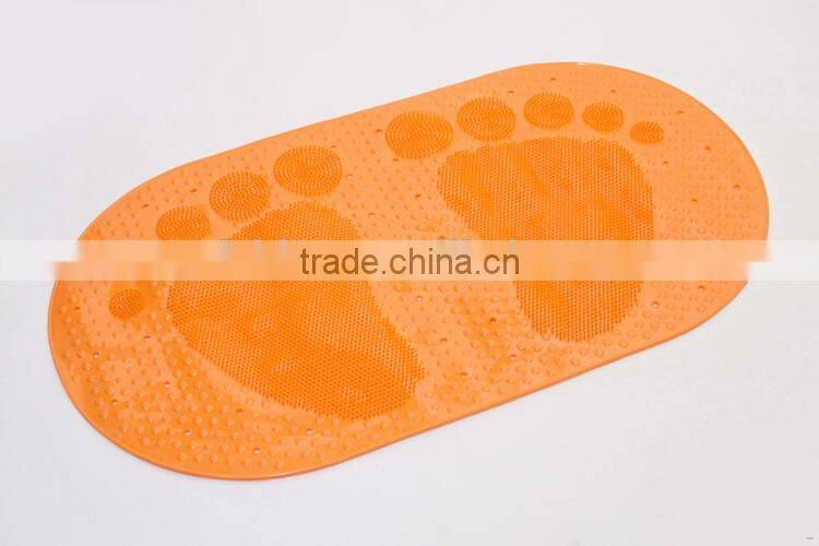 Top quality five strips top grade anti-slip pvc hotel bath mat