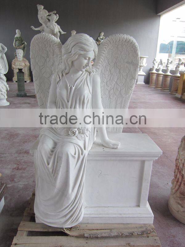 New Design Angel Statues cemetery made in China