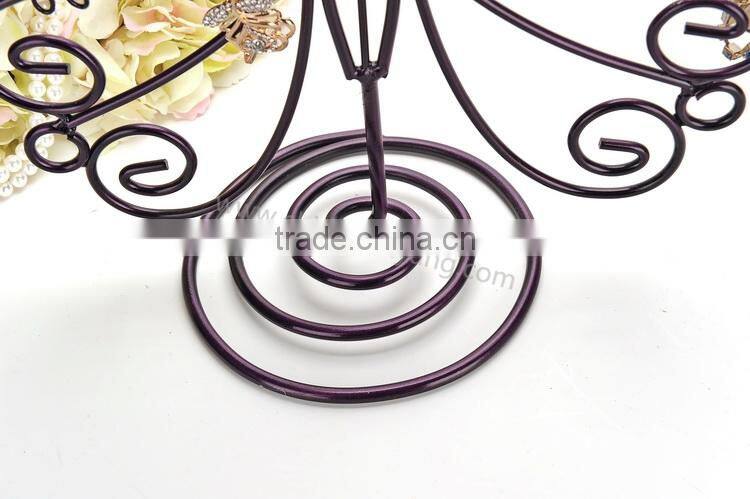 Delicate Metal Butterfly Shape Earring Wire Jewelry Display