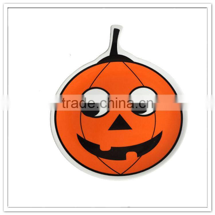 happy birthday use Pumpkin BPA free kids Halloween party used plastic tray for vegetable
