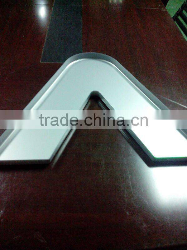 Vacuum forming suction plastic special mark with silver printed