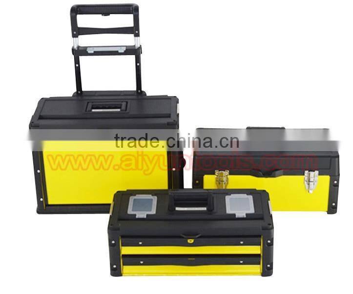 Draw-bar box Plastic box trolley case compartment tool box Pull rod case luggage